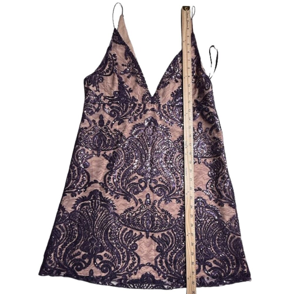 Free People Night Shimmer Mini Dress - Picture 10 of 11